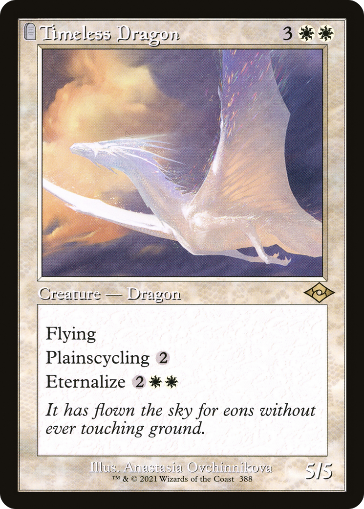 Timeless Dragon (MH2-388) [Modern Horizons 2] MTG Single Modern Horizons 2