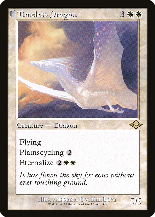 Timeless Dragon (MH2-388) [Modern Horizons 2] MTG Single Modern Horizons 2
