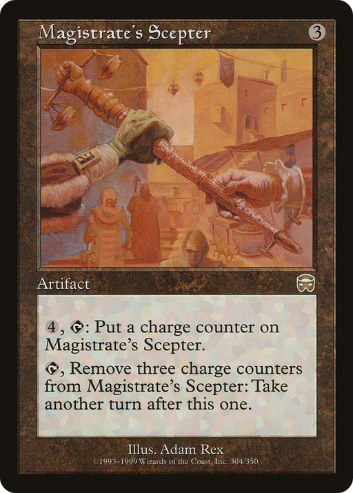Magistrate's Scepter (MMQ-304) [Mercadian Masques] MTG Single Wizards of the Coast