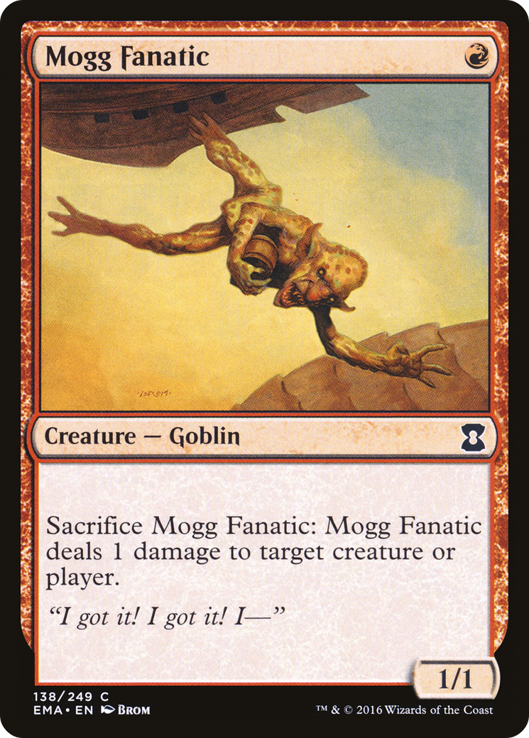Mogg Fanatic (EMA-138) [Eternal Masters] Foil MTG Single Wizards of the Coast