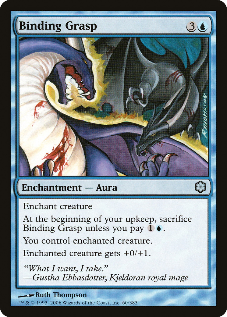Binding Grasp (CTD-060) [Misc] Coldsnap Theme Decks MTG Single Wizards of the Coast