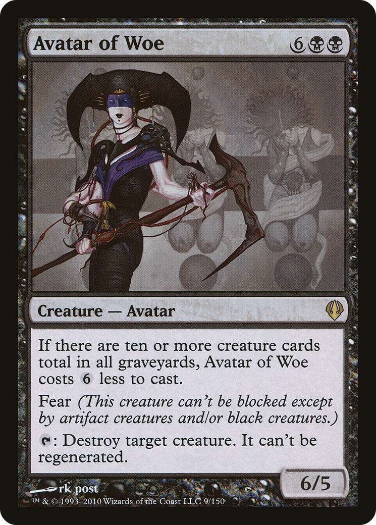 Avatar of Woe (ARC-009) [Misc] Archenemy MTG Single Wizards of the Coast