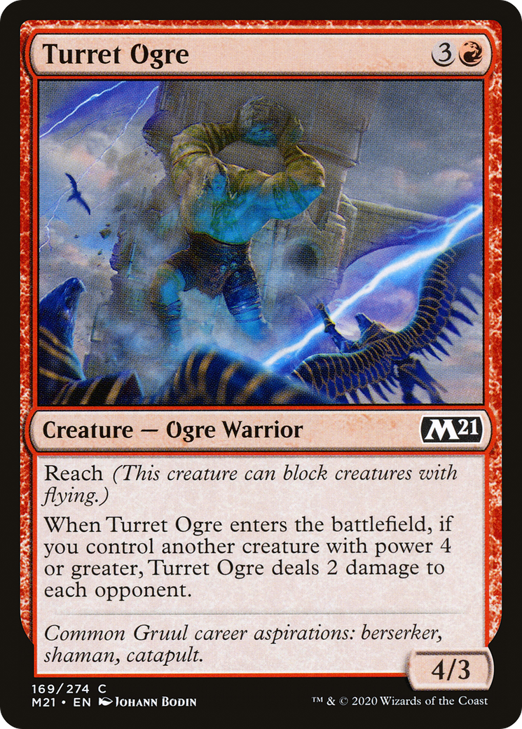 Turret Ogre (M21-169) [Core Set 2021] Foil MTG Single Wizards of the Coast
