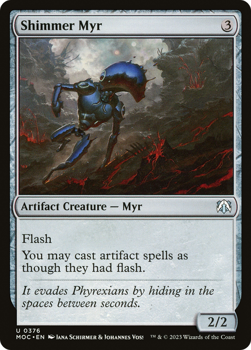 Shimmer Myr (MOC-376) [March of the Machine Commander] MTG Single Wizards of the Coast