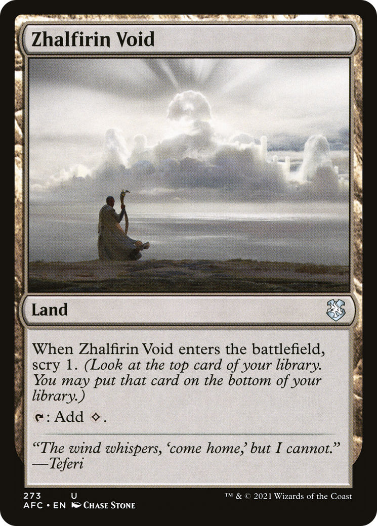 Zhalfirin Void (AFC-273) [Forgotten Realms Commander] MTG Single Wizards of the Coast