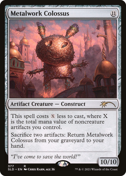 Metalwork Colossus (377) (SLD-377) [Secret Lair] Drop Foil MTG Single Wizards of the Coast