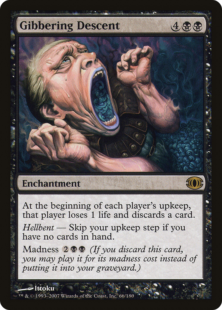 Gibbering Descent (FUT-066) [Future Sight] MTG Single Wizards of the Coast