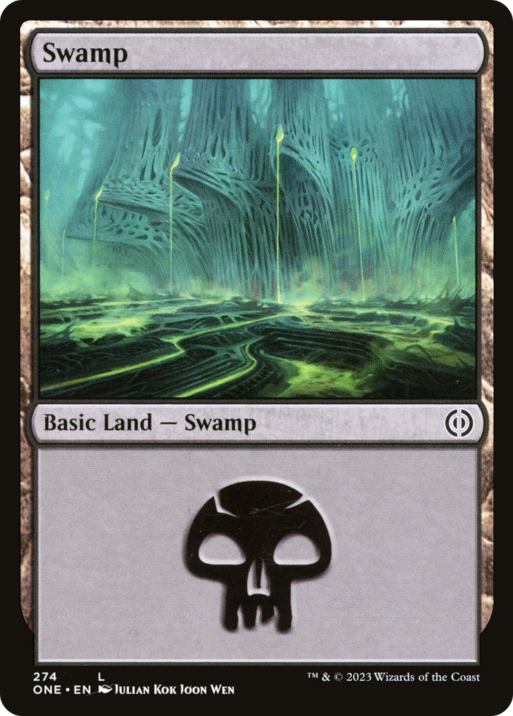 Swamp (ONE-274) [Phyrexia: All Will Be One] MTG Single Wizards of the Coast