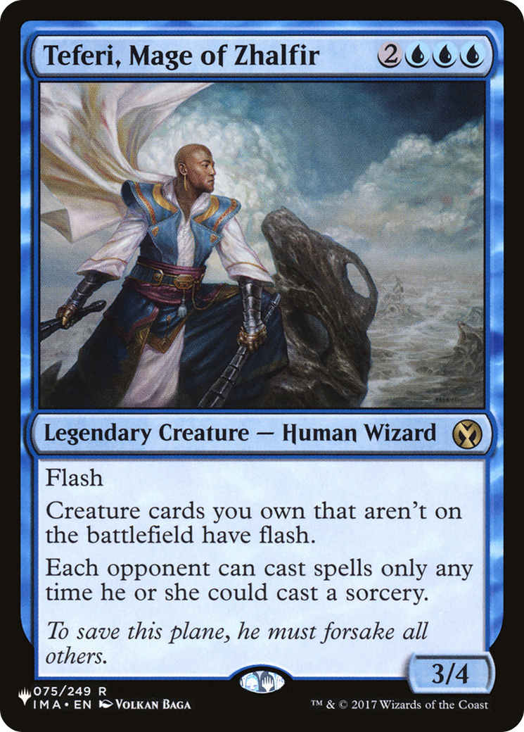 Teferi, Mage of Zhalfir (LIST-075/249) [Mystery Booster] The List MTG Single Wizards of the Coast