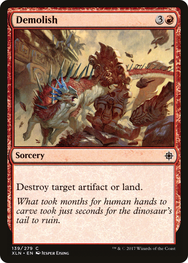 Demolish (XLN-139) [Ixalan] Foil MTG Single Wizards of the Coast