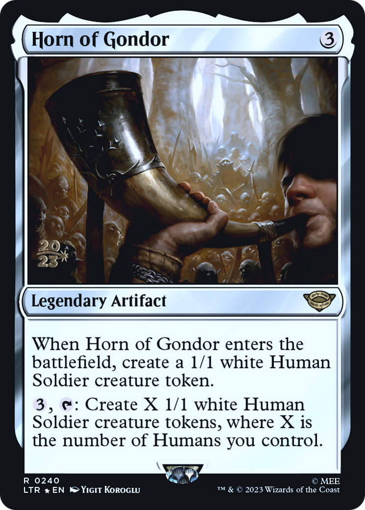 Horn of Gondor (PRE-240) [Tales of Middle-earth Promos] Foil MTG Single Wizards of the Coast