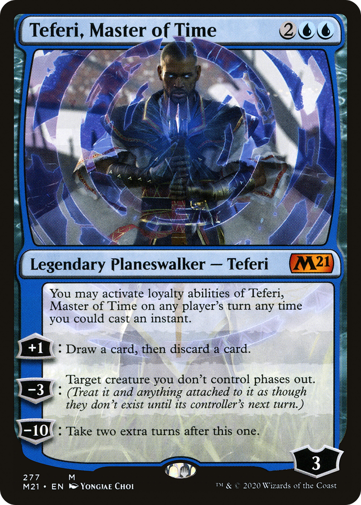 Teferi, Master of Time (277) (M21-277) [Core Set 2021] MTG Single Wizards of the Coast