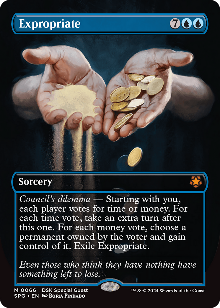 Expropriate (SPG-066) [Special Guests] (Borderless) Foil MTG Single Wizards of the Coast