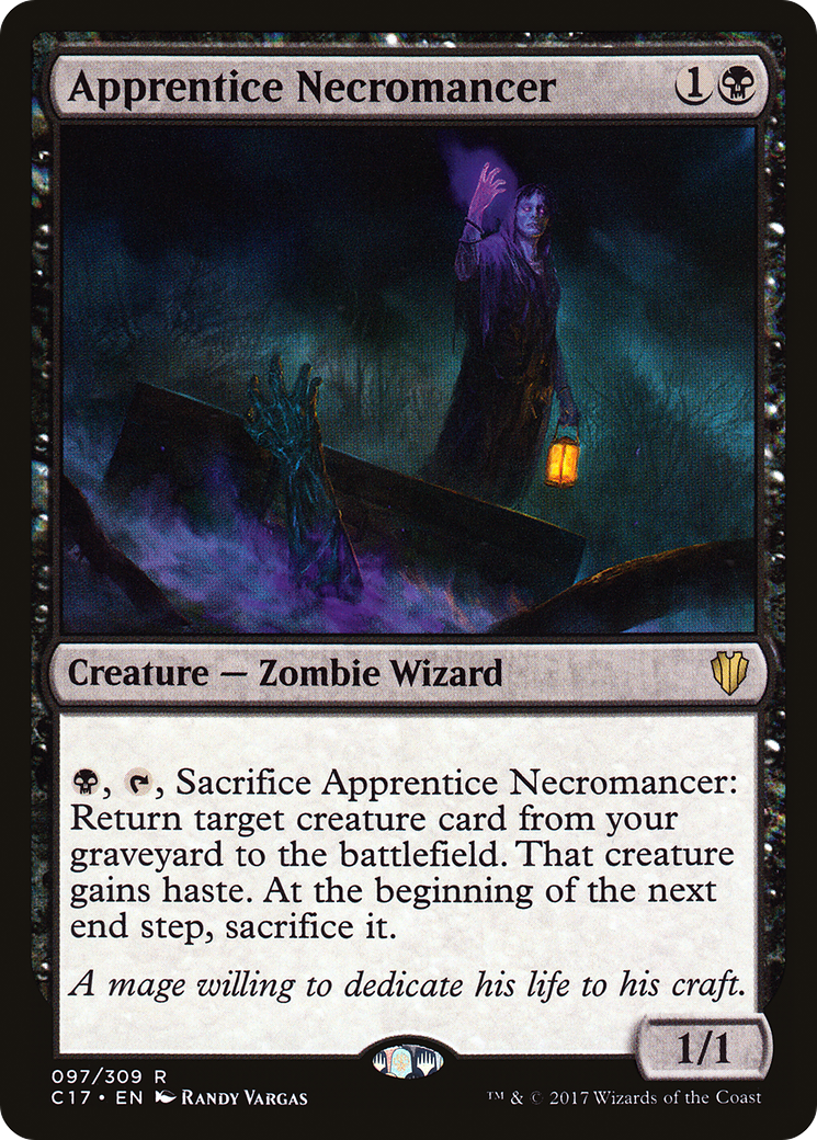 Apprentice Necromancer (C17-097) [Commander 2017] MTG Single Wizards of the Coast