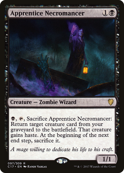 Apprentice Necromancer (C17-097) [Commander 2017] MTG Single Wizards of the Coast