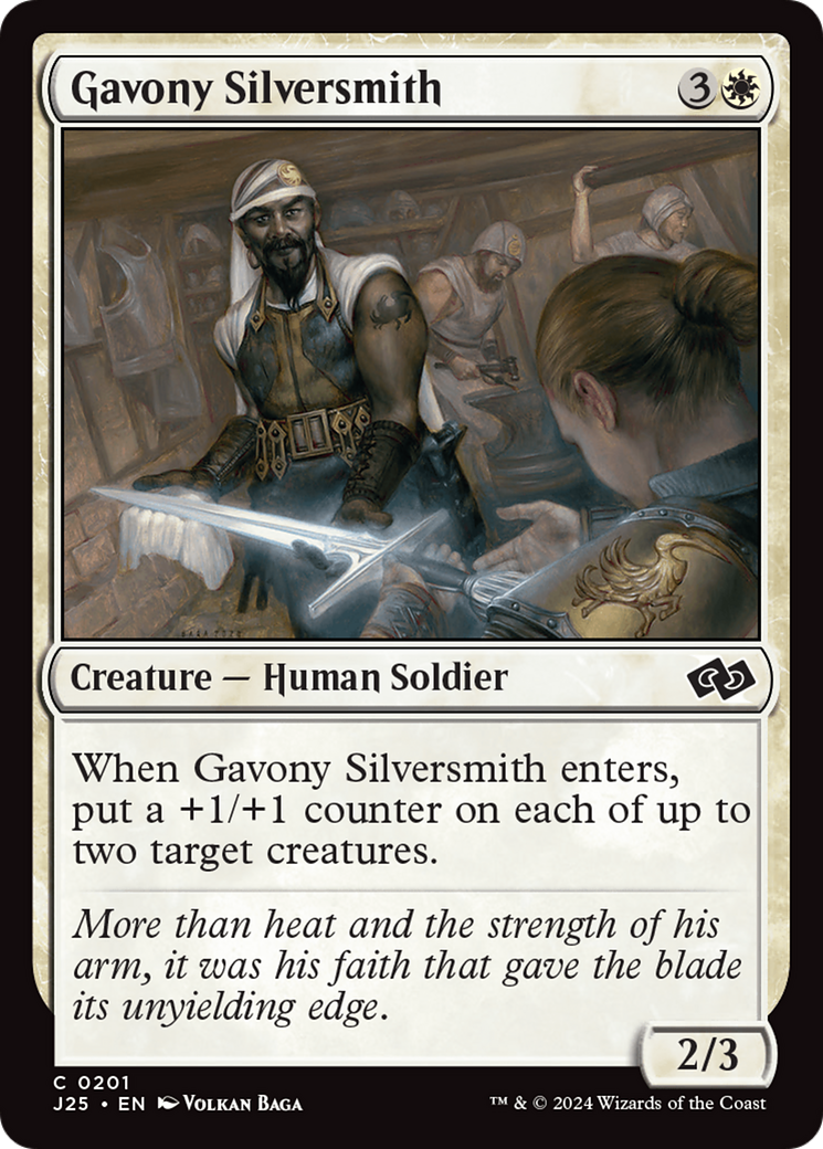 Gavony Silversmith (J25-201) [Foundations Jumpstart] MTG Single Wizards of the Coast