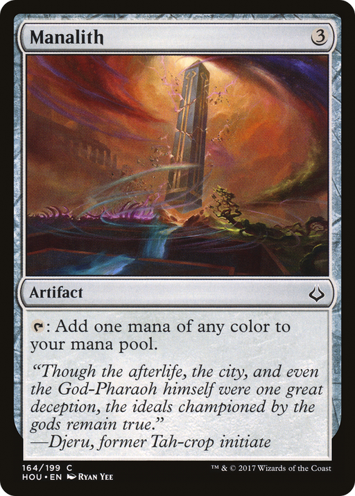 Manalith (HOU-164) [Hour of Devastation] MTG Single Wizards of the Coast