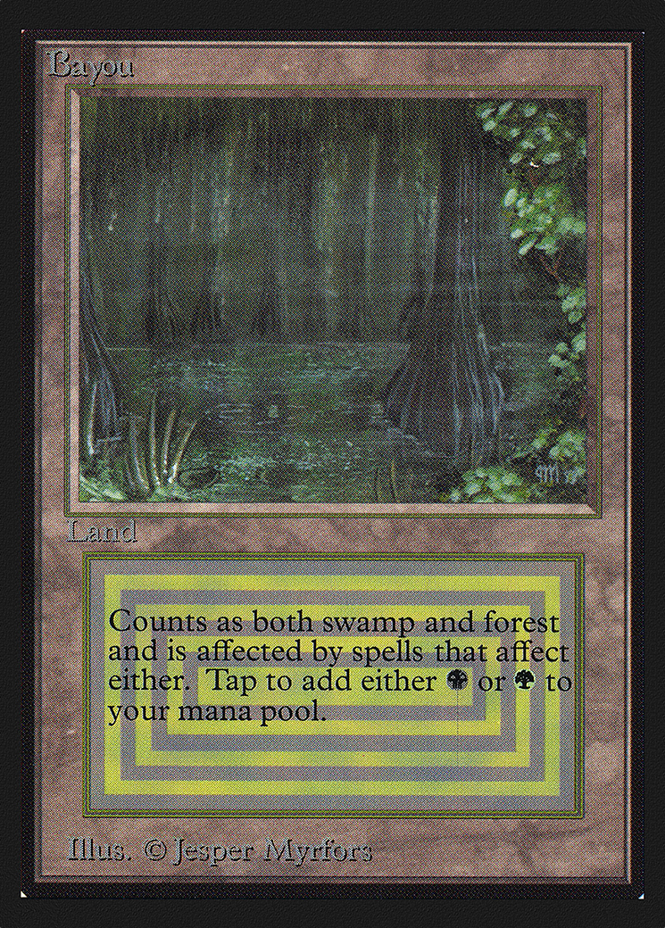 Bayou (IE) (IED-) [Intl. Collectors' Edition] MTG Single Wizards of the Coast