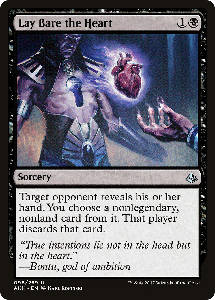 Lay Bare the Heart (AKH-096) [Amonkhet] MTG Single Wizards of the Coast