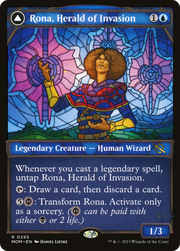 Rona, Herald of Invasion (MOM-295) [March of the Machine] (Showcase) MTG Single Wizards of the Coast