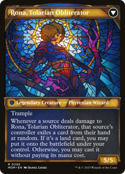 Rona, Herald of Invasion (MOM-295) [March of the Machine] (Showcase) Foil MTG Single Wizards of the Coast