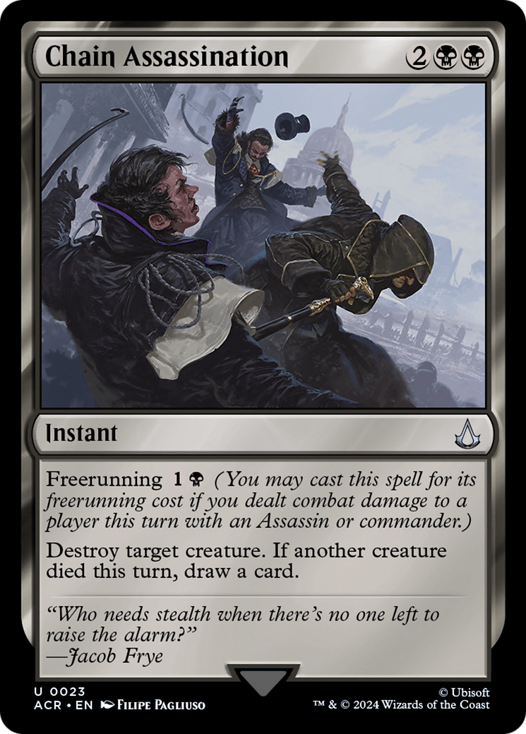Chain Assassination (ACR-023) [Assassin's Creed] Foil MTG Single Wizards of the Coast