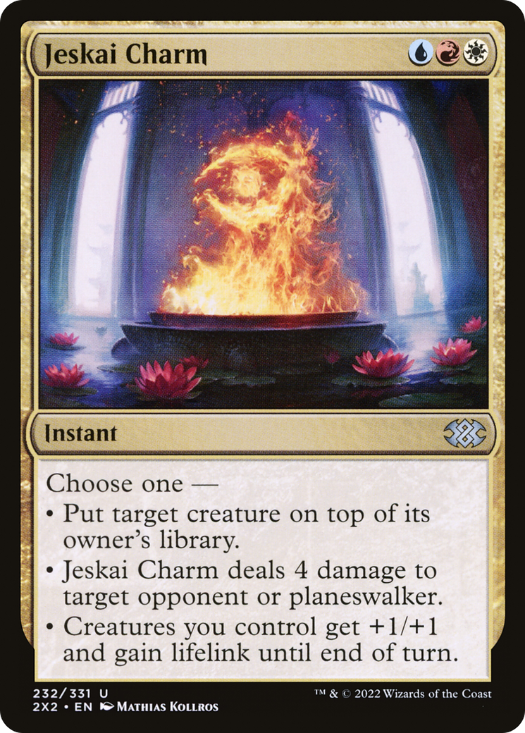 Jeskai Charm (2X2-232) [Double Masters 2022] Foil MTG Single Wizards of the Coast
