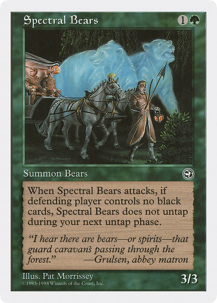 Spectral Bears [Anthologies] MTG Single Magic: The Gathering
