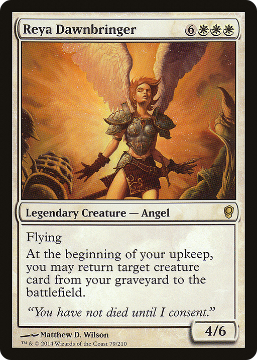 Reya Dawnbringer (CNS-079) [Conspiracy] MTG Single Wizards of the Coast