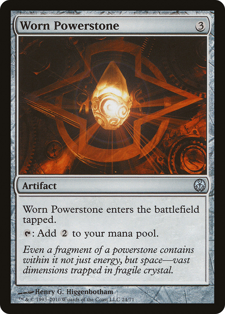 Worn Powerstone (DDE-024) [Misc] Duel Decks: Phyrexia vs. the Coalition MTG Single Wizards of the Coast