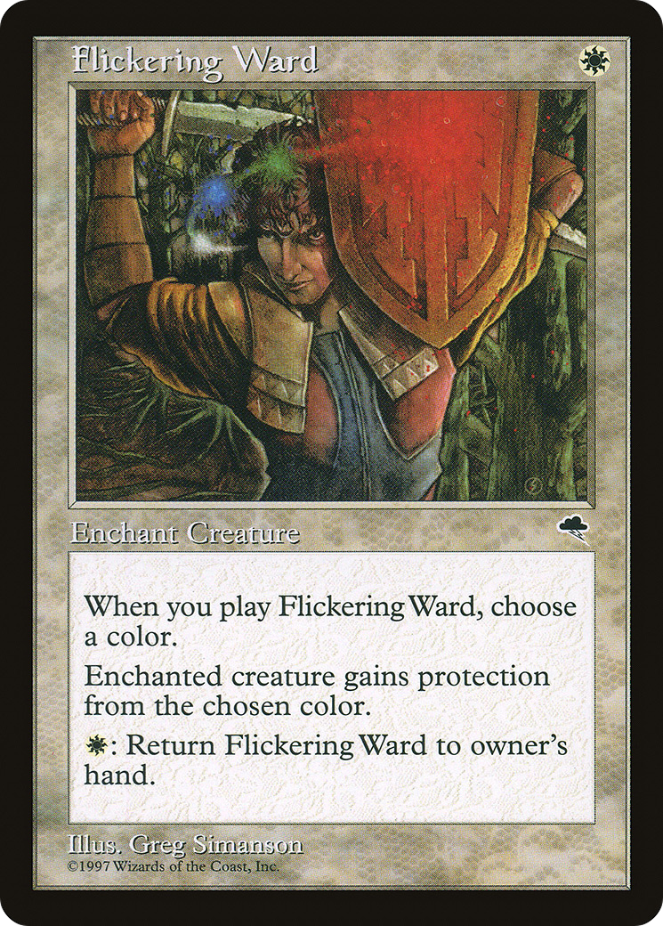 Flickering Ward (TMP-019) [Tempest] MTG Single Wizards of the Coast