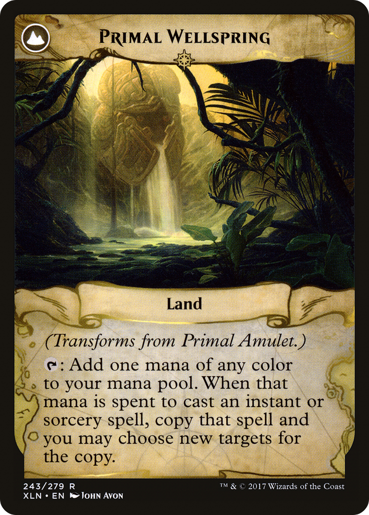 Primal Amulet (XLN-243) [Ixalan] Foil MTG Single Wizards of the Coast