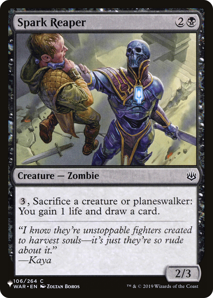 Spark Reaper (LIST-WAR-106) [Mystery Booster] The List MTG Single Wizards of the Coast