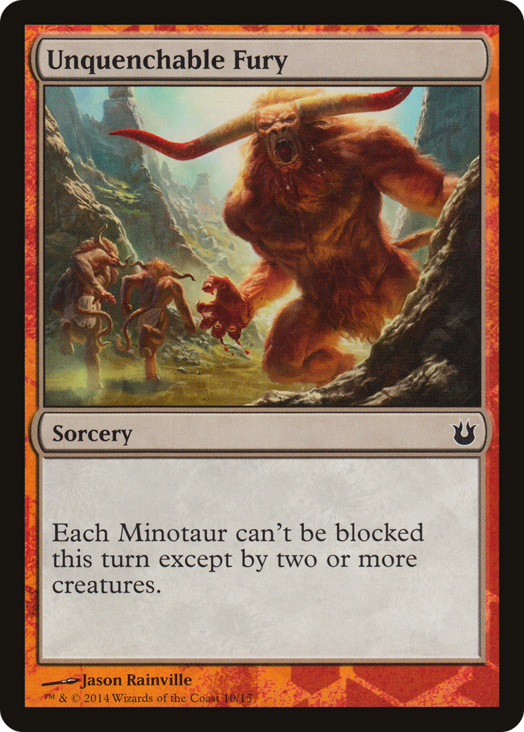 Unquenchable Fury (Battle the Horde) (HERO-) [Battle the Horde] MTG Single Wizards of the Coast