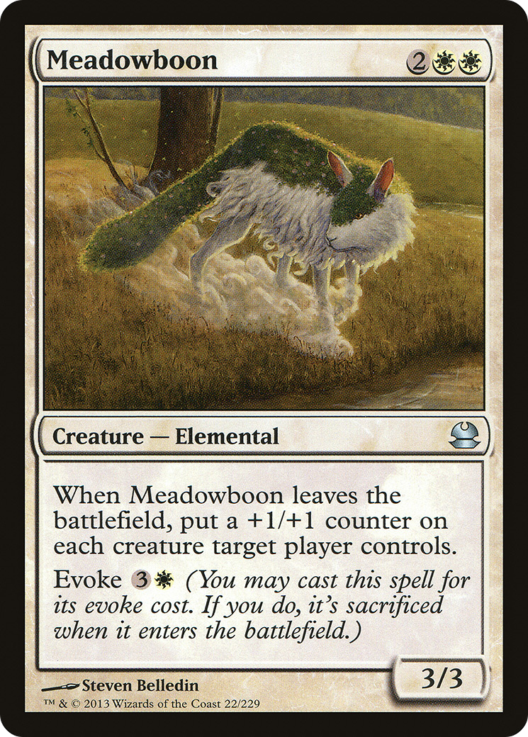Meadowboon (MMA-022) [Modern Masters] MTG Single Modern Masters
