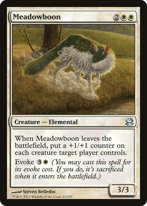 Meadowboon (MMA-022) [Modern Masters] MTG Single Modern Masters