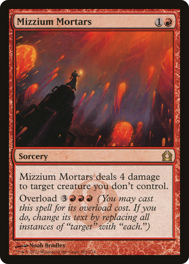 Mizzium Mortars (RTR-101) [Return to Ravnica] MTG Single Wizards of the Coast