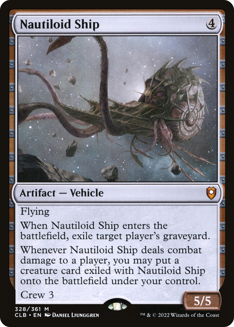 Nautiloid Ship (CLB-328) [Commander Legends: Battle for Baldur's Gate] MTG Single Wizards of the Coast
