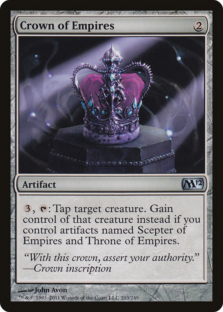 Crown of Empires (M12-203) [Magic 2012] MTG Single Wizards of the Coast