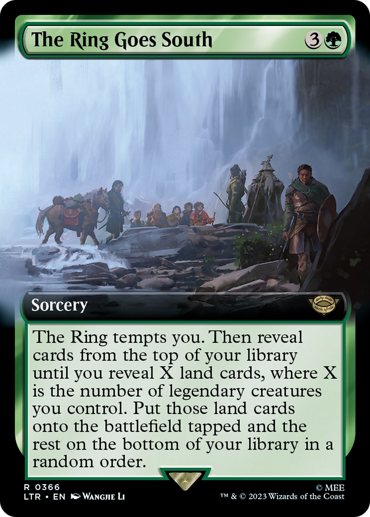 The Ring Goes South (LTR-366) [The Lord of the Rings: Tales of Middle-earth] (Extended Art) MTG Single Wizards of the Coast