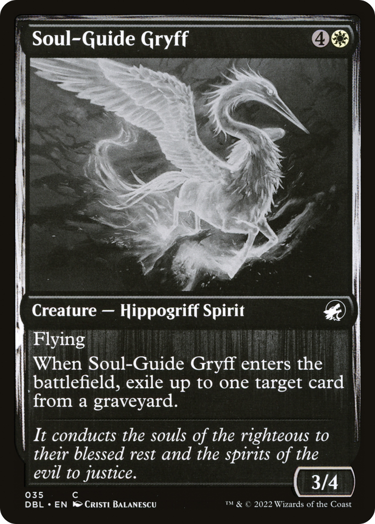 Soul-Guide Gryff (DBL-035) [Innistrad: Double Feature] MTG Single Wizards of the Coast