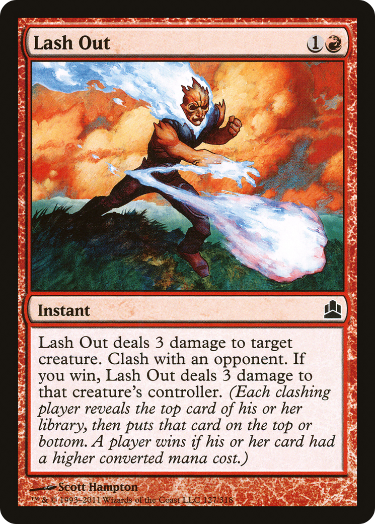 Lash Out (CMD-127) [Commander 2011] MTG Single Wizards of the Coast