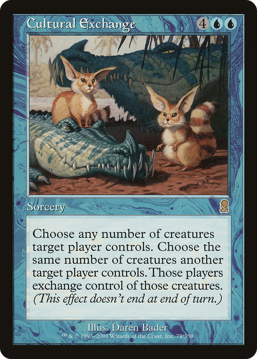 Cultural Exchange (ODY-079) [Odyssey] MTG Single Wizards of the Coast