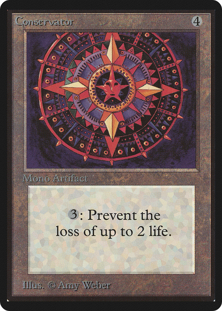 Conservator (LEB-) [Oldschool] Limited Edition Beta MTG Single Wizards of the Coast