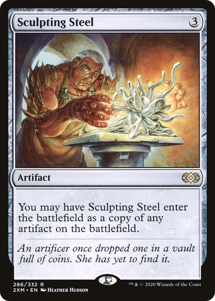 Sculpting Steel (2XM-286) [Double Masters] Foil MTG Single Wizards of the Coast