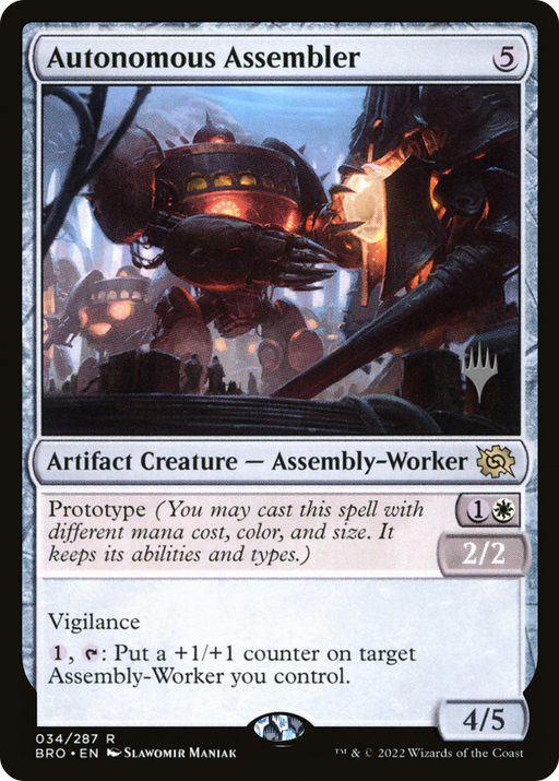 Autonomous Assembler (PPBRO-34P) [The Brothers' War Promos] MTG Single Wizards of the Coast