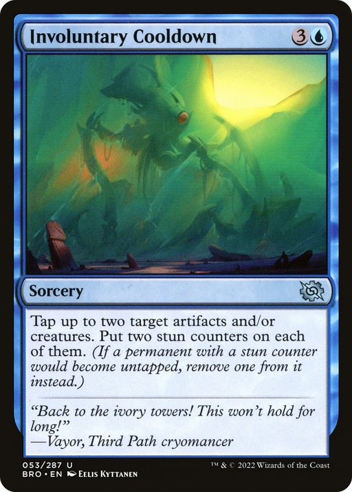 Involuntary Cooldown (BRO-053) [The Brothers' War] Foil MTG Single Wizards of the Coast