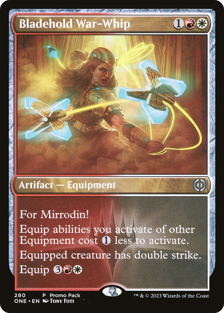 Bladehold War-Whip (PPONE-280) [Phyrexia: All Will Be One] MTG Single Wizards of the Coast