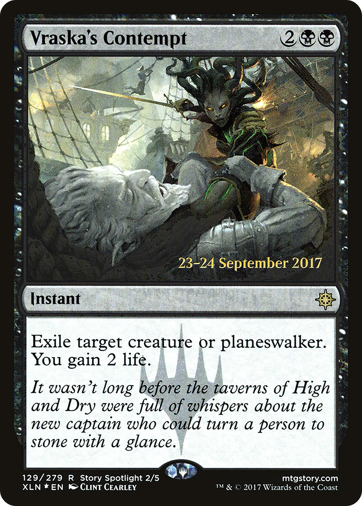 Vraska's Contempt (PRE-129) [Ixalan Promos] Foil MTG Single Wizards of the Coast