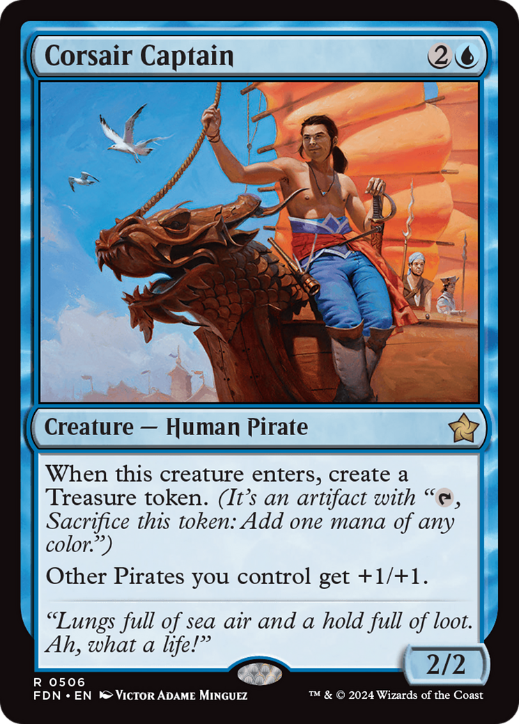 Corsair Captain (FDN-506) [Foundations] MTG Single Wizards of the Coast